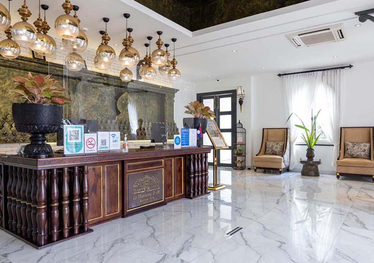 Le Thatluang D'Or Boutique Hotel Вьентьян Экстерьер фото